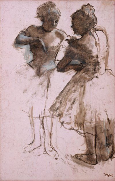 Two Dancers by Edgar Degas